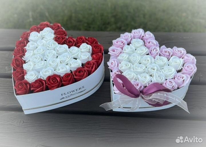 Мыльные розы с конфетами