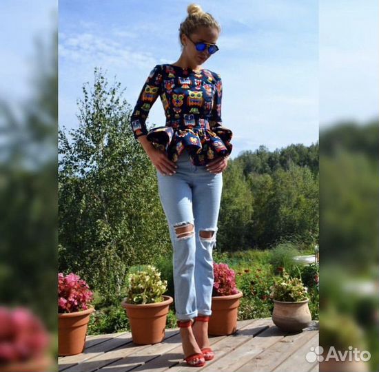 Топ с баской Infashion (Ln family)