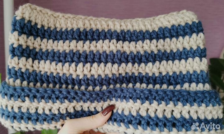 Котошапка вязаная (шапка с ушками)