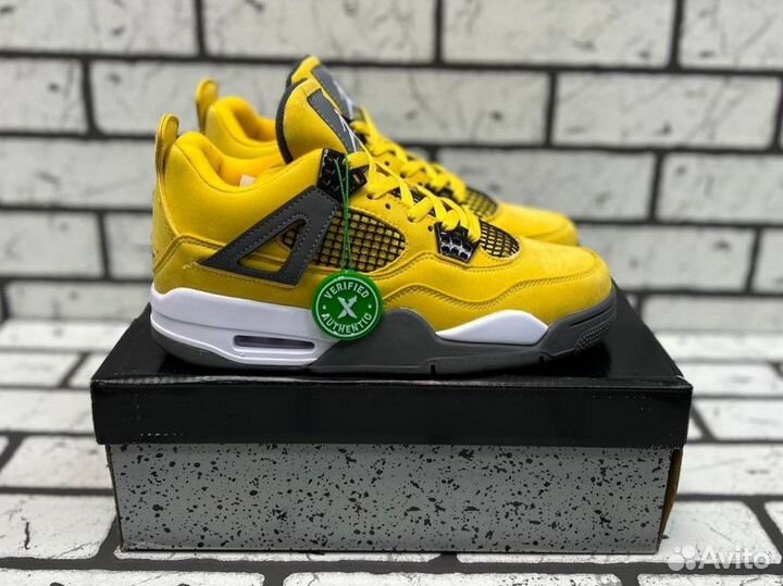 Кроссовки Air Jordan 4 Lightning (41-45)