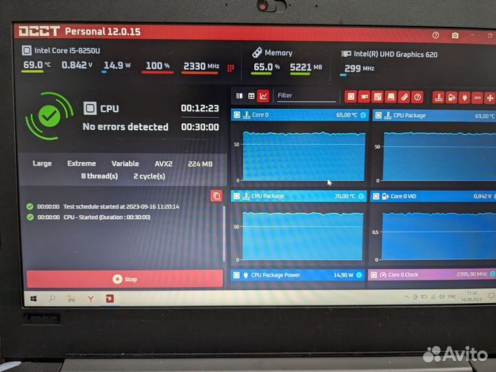 Ноутбук Lenovo V330-14IKB I5-8250 озу-8Gb SSD 250
