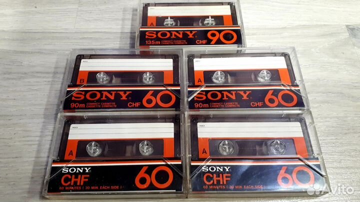 Аудиокассеты sony снf 60