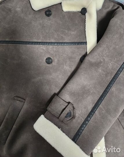 Дубленка женская зимняя 48 50