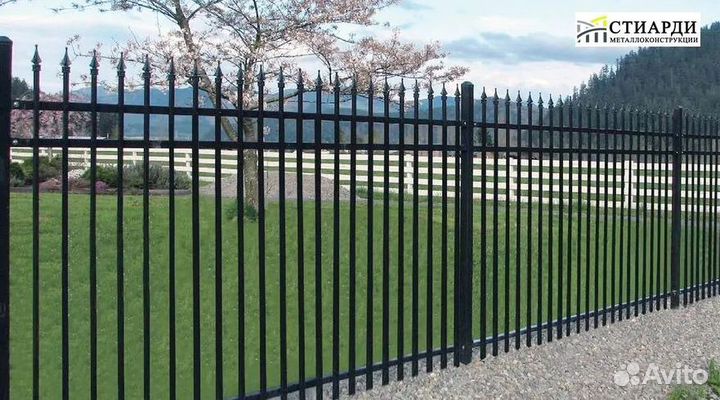Забор кованный сварной