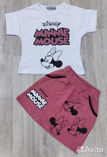 Костюм с юбкой для девочки 104-128