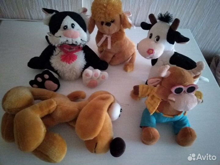 Мягкие игрушки (бычки музыкальные)