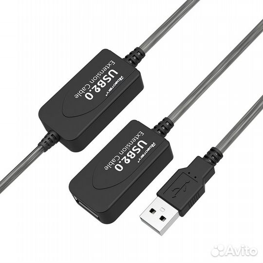 USB 2,0 Кабель-удлинитель 15 метров