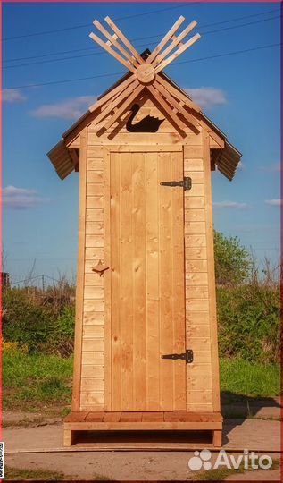 Дачный туалет с установкой KEY674