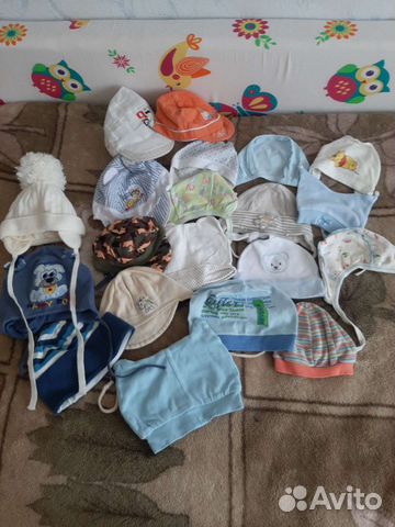 Шапочки и чепчики для новорождённых