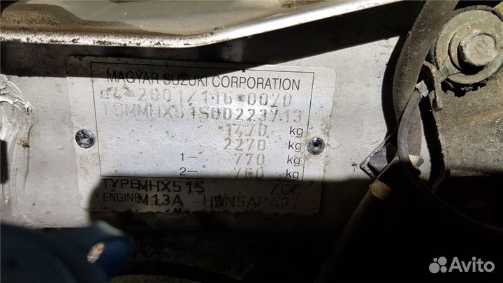 Разбор на запчасти Suzuki Ignis