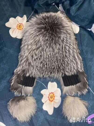 Шапка песец