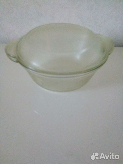 Кастрюлька для запекания, 2,3,4литра, термостекло