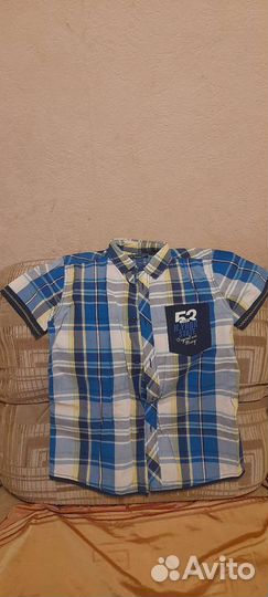 Рубашка для мальчика 128-134