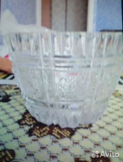 Салатник хрустальный