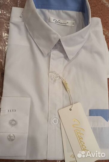 Три новых школьных рубашки 152 см