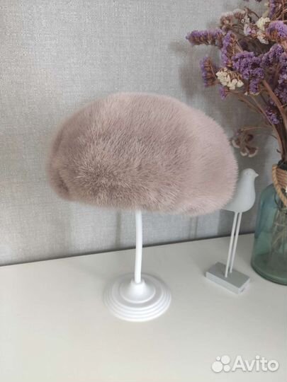 Берет женский норковый