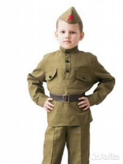 Прокат. Детская военная форма