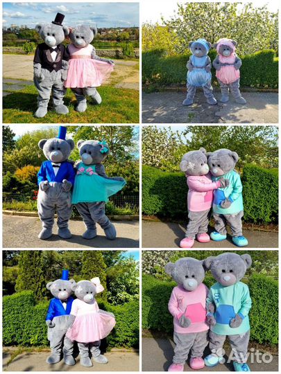 Ростовая кукла/мишки/зайка на выписку/праздники