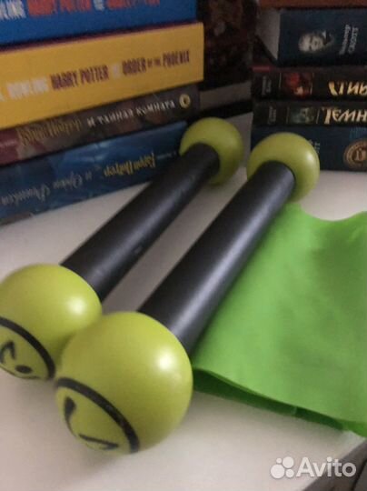 Гантели 1кг (+лента)