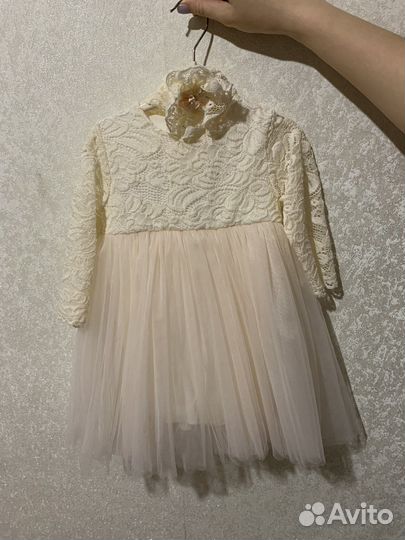 Платье для девочки 86 размер