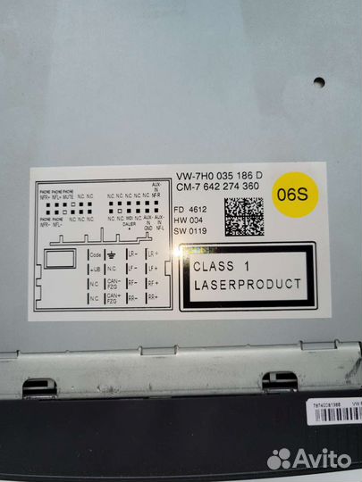 Штатное головное устройство Магнитола VW Multivan