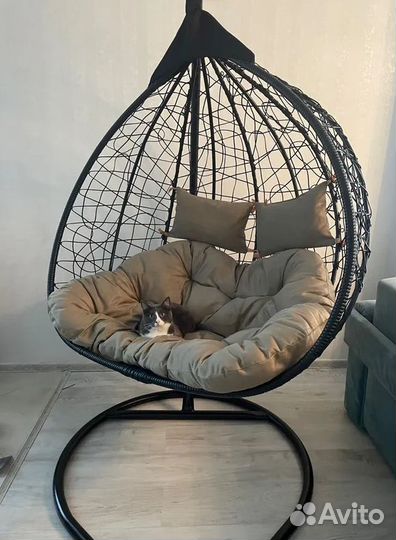 Подвесное кресло кокон для двоих