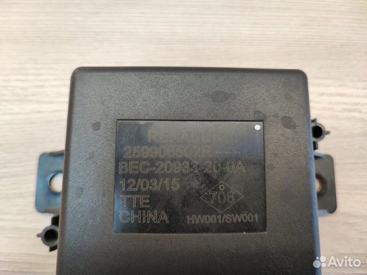 Блок управления парктрониками Renault Logan