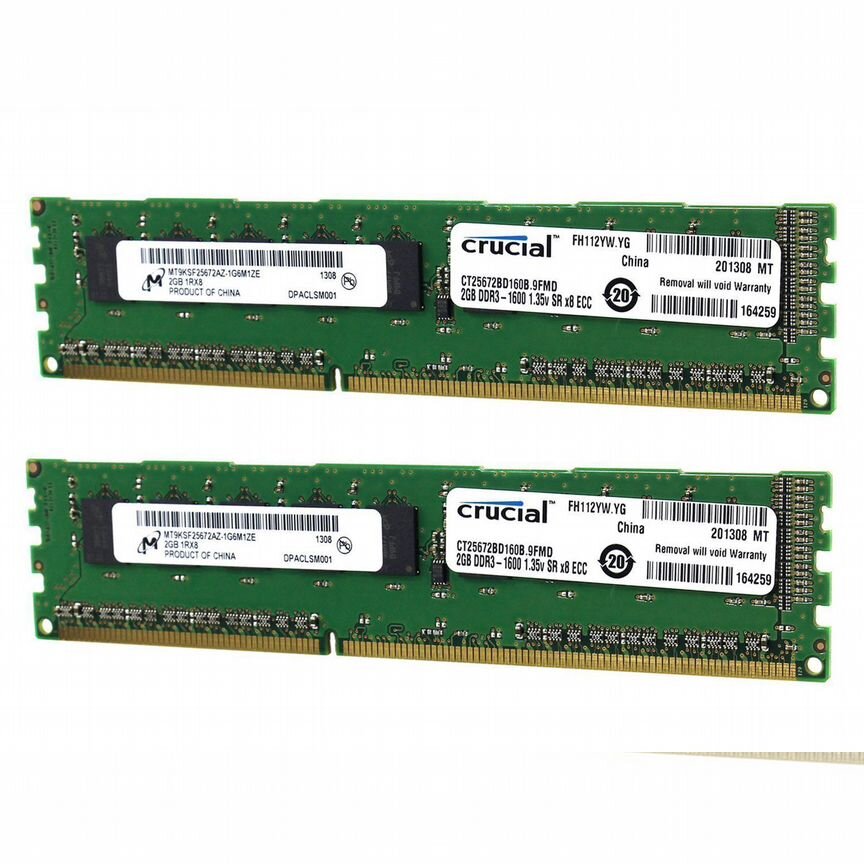 [CT2KIT25672BD160B] Оперативная Память Crucial 4gb Ct2kit25672bd160b