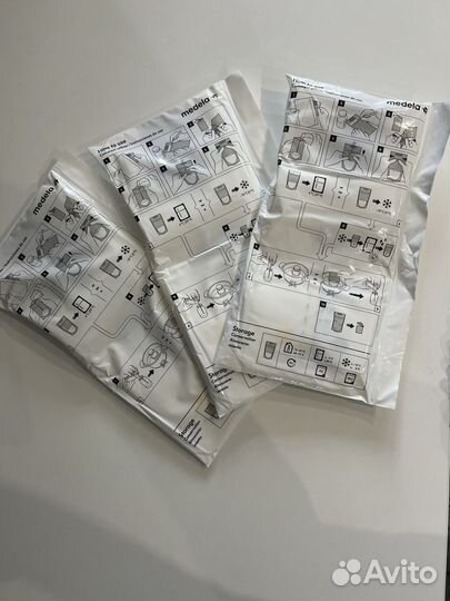 Пакеты для грудного молока Medela по 25 шт