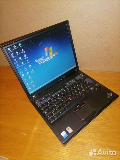 IBM Thinkpad T42/LPT/отл. сост./1*60Гб/1час акб