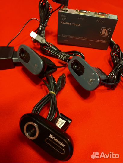 Веб камеры LogitechV U0018, Defener.Мини пылесос