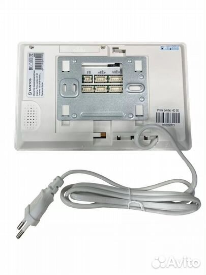 Монитор домофона tantos prime (white) HD SE