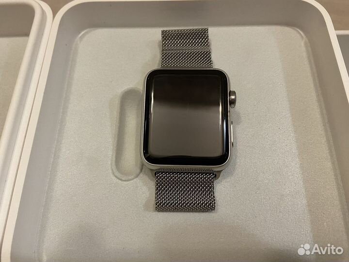 Часы apple watch stainless steel 42mm