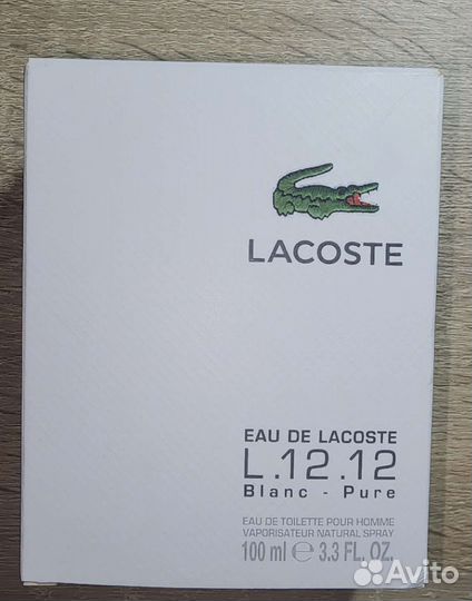 Туалетная вода lacoste