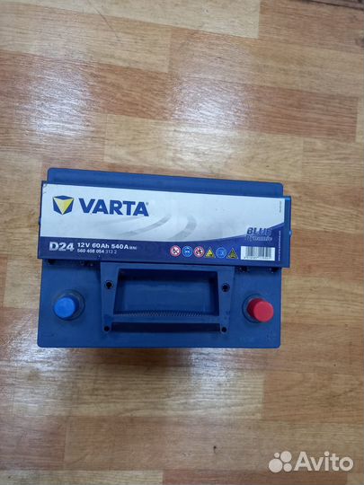 Аккумулятор б/у Varta D24 60 А/ч