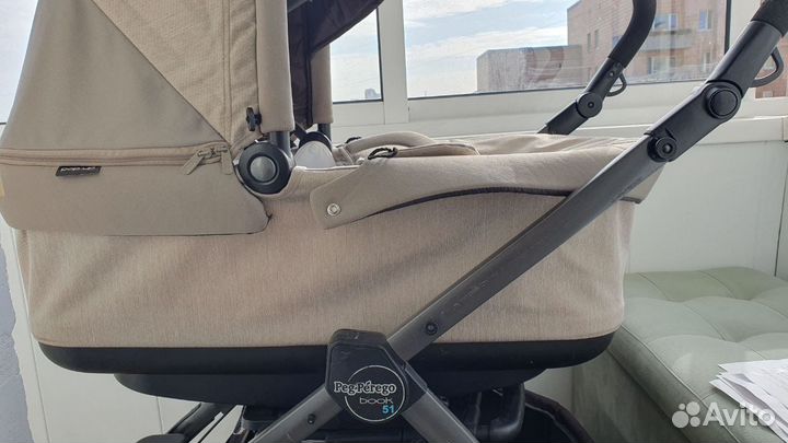 Коляска Peg Perego Book 51 2 в 1 люлька прогулка