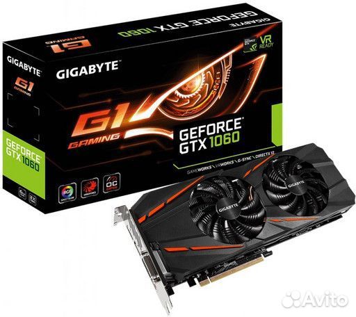 Видеокарта gigabyte GeForce GTX 1060 6 гб