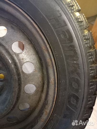 Диски 4*100 с резиной r15 195 60 (Hankook)