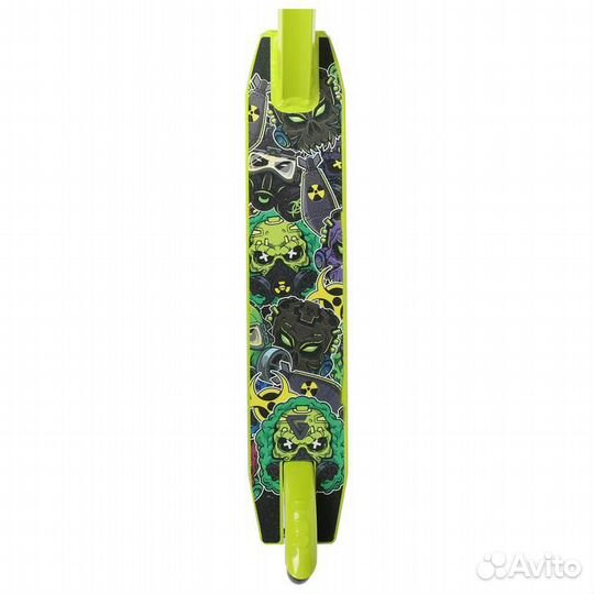 Самокат трюковой, колёса PU/алюм. 100 мм, жёлтый