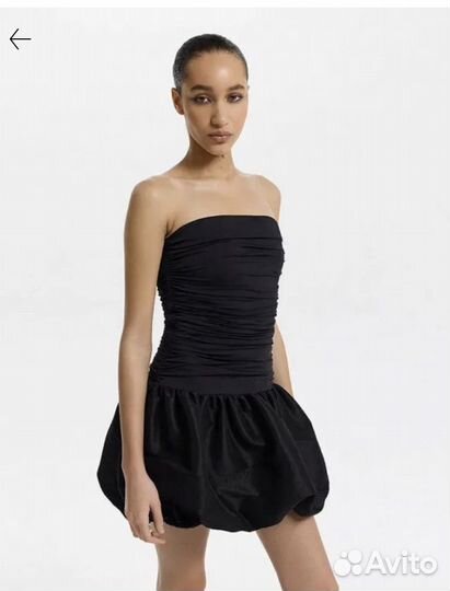 Платье zara xs черное