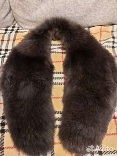 Меховой воротник песец