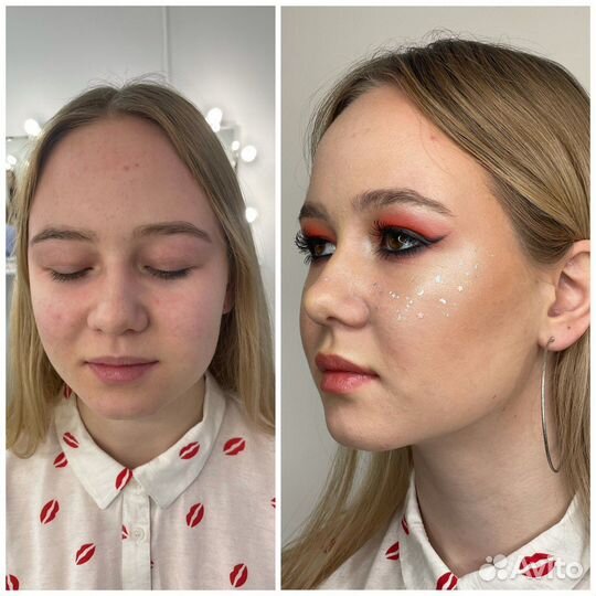 Визажист (макияж) укладка стилист брови