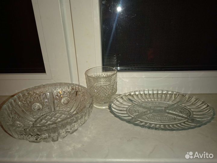 Советский хрусталь Салатники вазочки