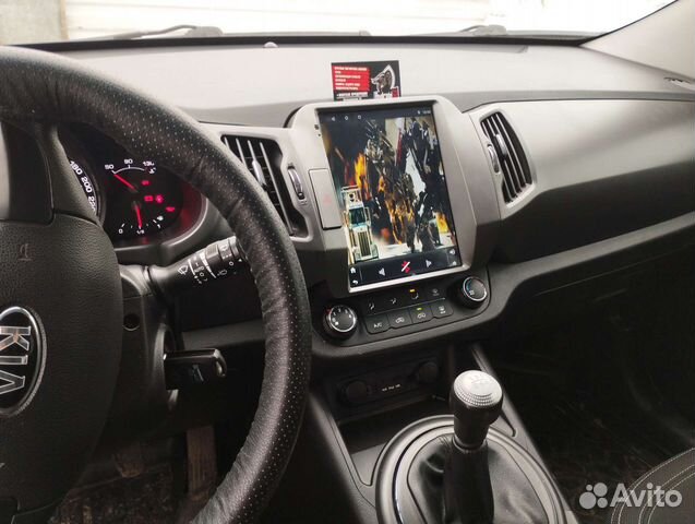 Магнитола kia sportage 3 tesla+Камера Ahd