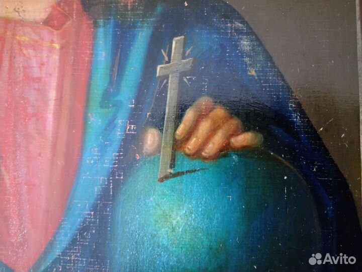 Икона Спаситель Вседержитель 19 век
