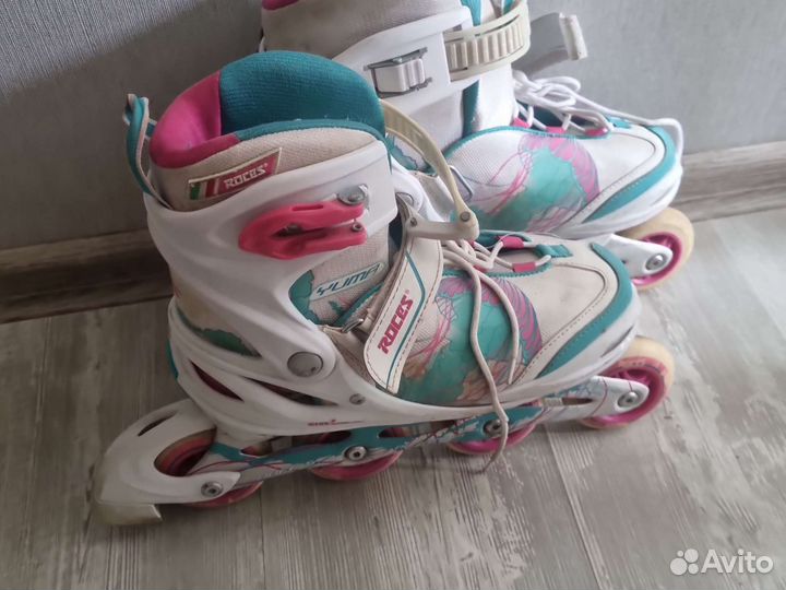 Роликовые коньки детские раздвижные