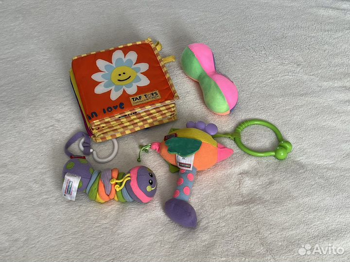 Детские игрушки развивающие бу мягкие пакетом