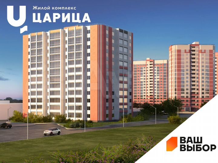 3-к. квартира, 74,6 м², 1/12 эт.