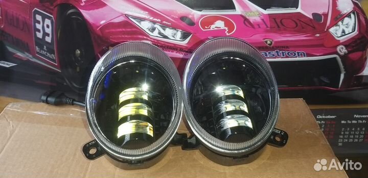 Противотуманные фары на Audi 90W