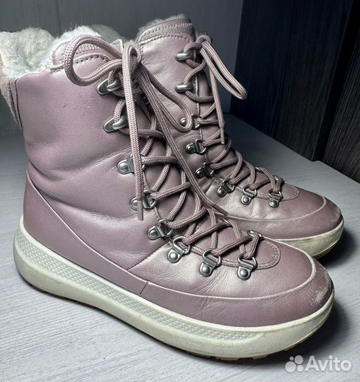 Ботинки зимние ecco 34